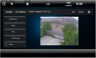 Lilin security cameras Control4 Home security