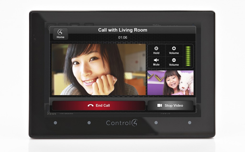 Control4 In-Wall Touch Screen with Camera Control4 Touch Screen with Video