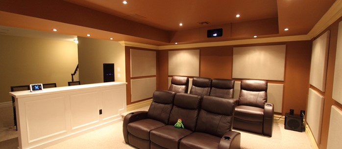 movie theater system for home automation project