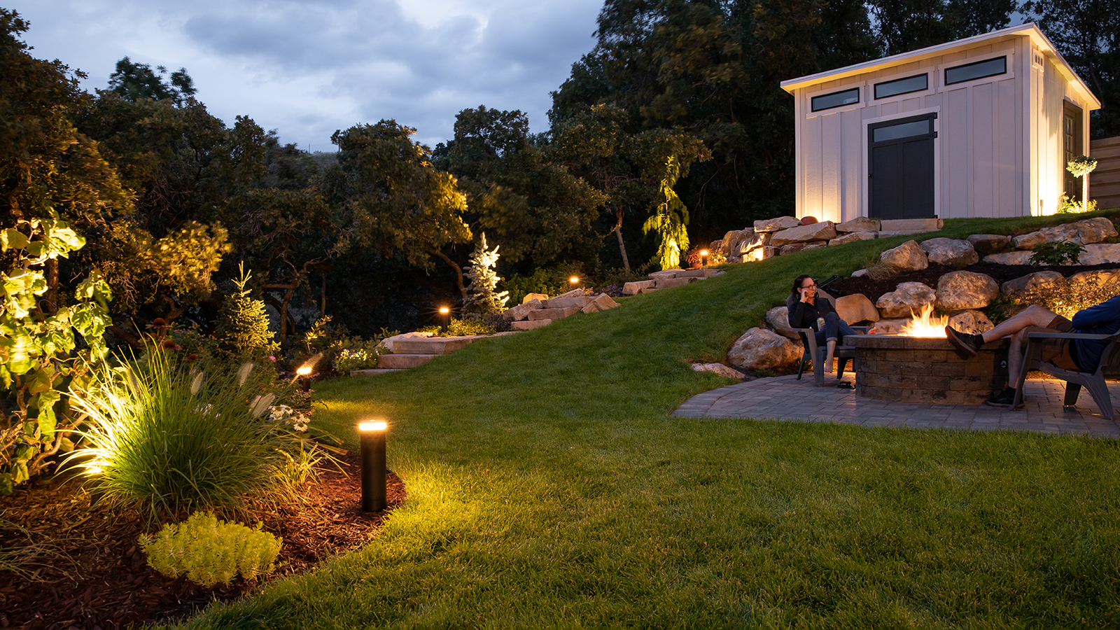 Radiance: Outdoor Lighting and Audio in One Beautiful Solution: audio, lighting, low voltage lighting, outdoor audio, outdoors, smart lighting, 