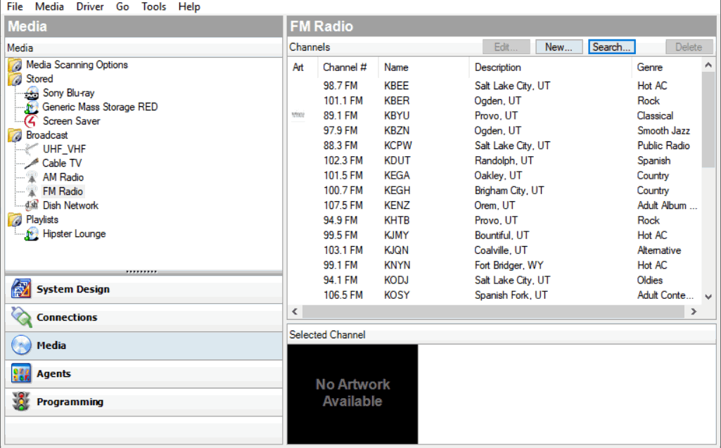 Radio channels 2025