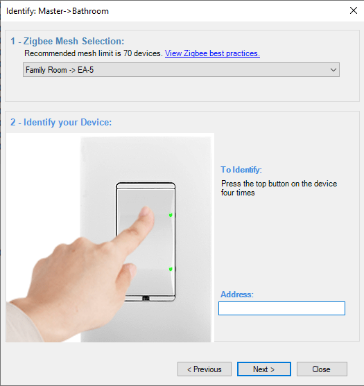 Connecting Zigbee devices