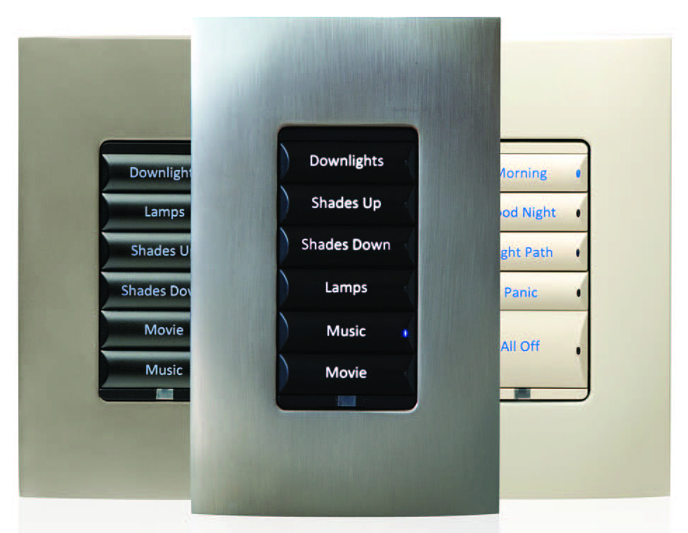 Using switches, dimmers, and keypads